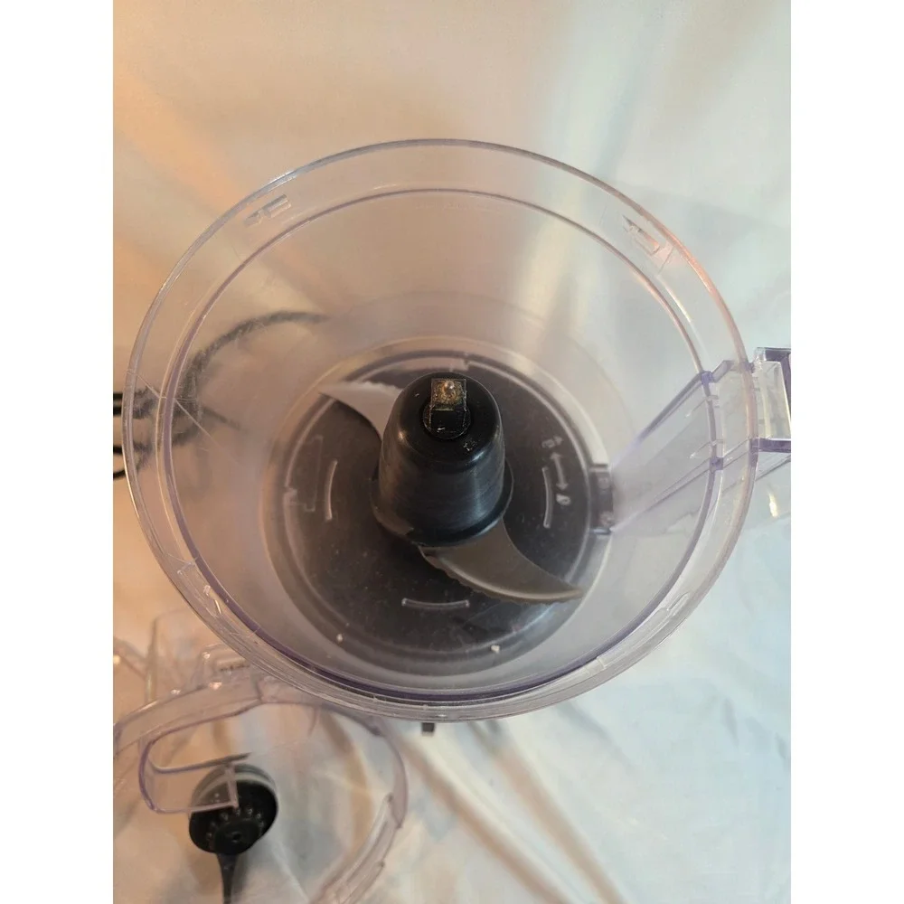 Hamilton Beach Food Processor Stainless Steel Black 2-Speed Pulse S-Blade